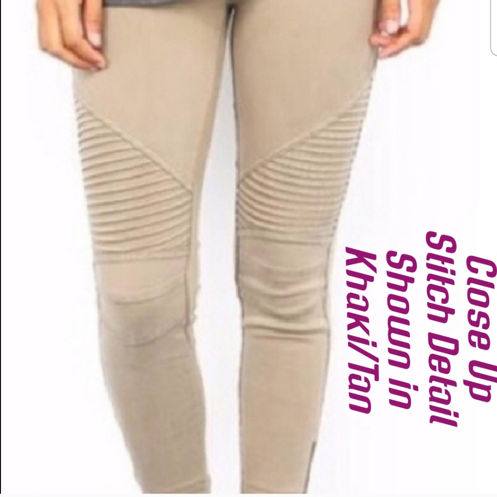 SM/Med   MOTO Skinnies with AnkleZip - Picture 7 of 7